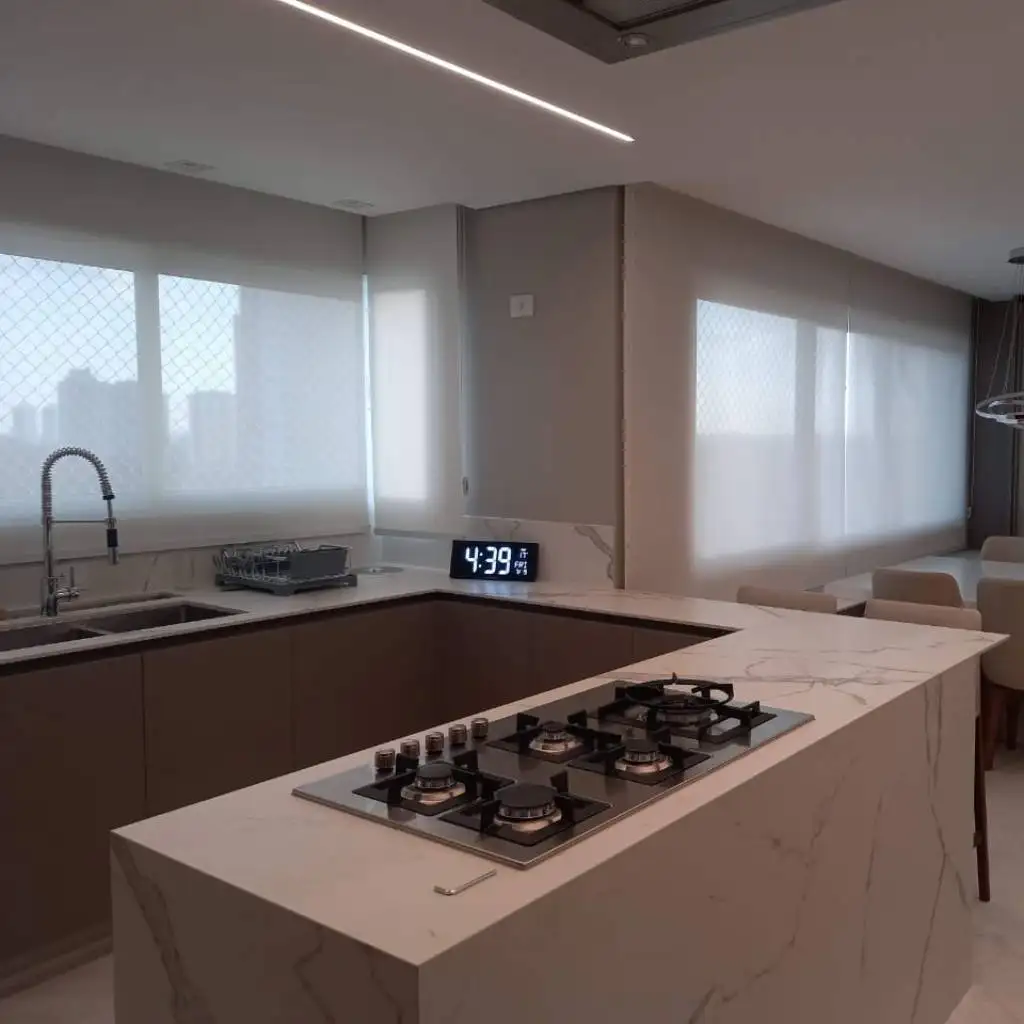 Persiana Rolô Tela Solar 3% Branca