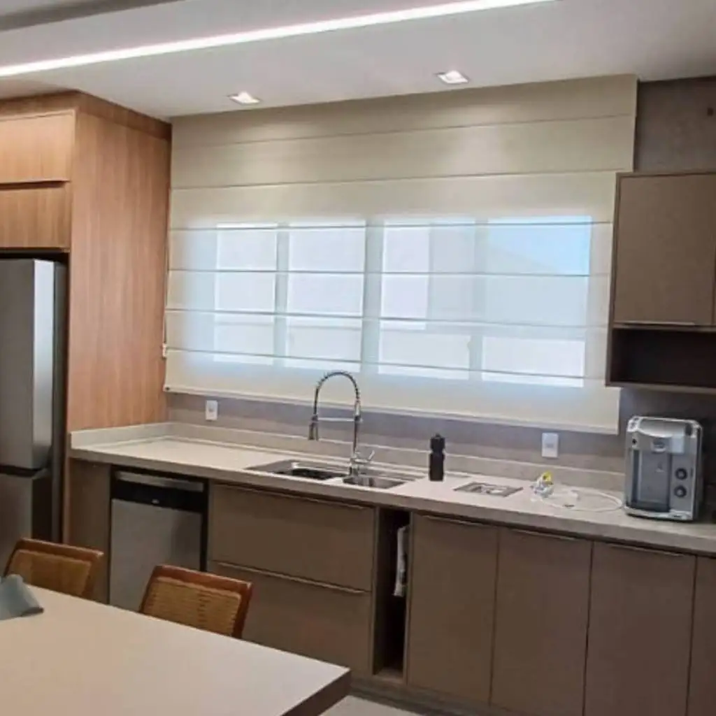 Persiana Romana Tela Solar 3% Bege