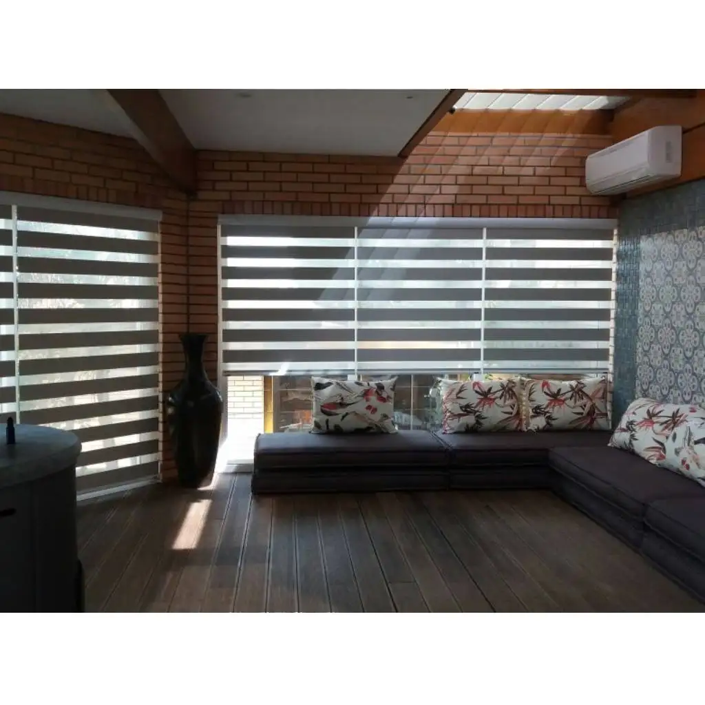 Double Vision Soft Semi-Blackout Cinza