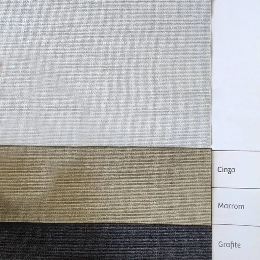 Persiana Rolô Vedação Total Picasso Grafite