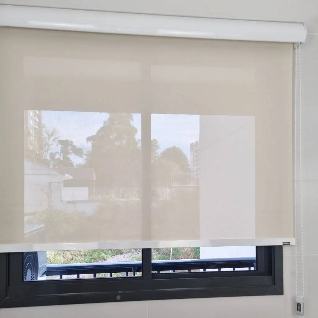 Persiana Rolô Tela Solar 5% Bege