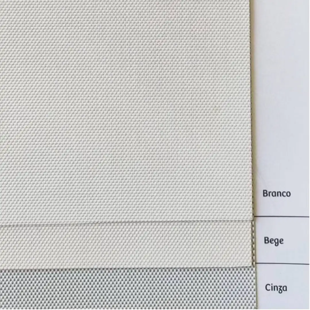 Persiana Romana Tela Solar 1% Cinza