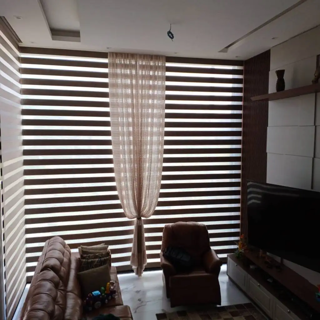 Double Vision Soft Semi-Blackout Cinza