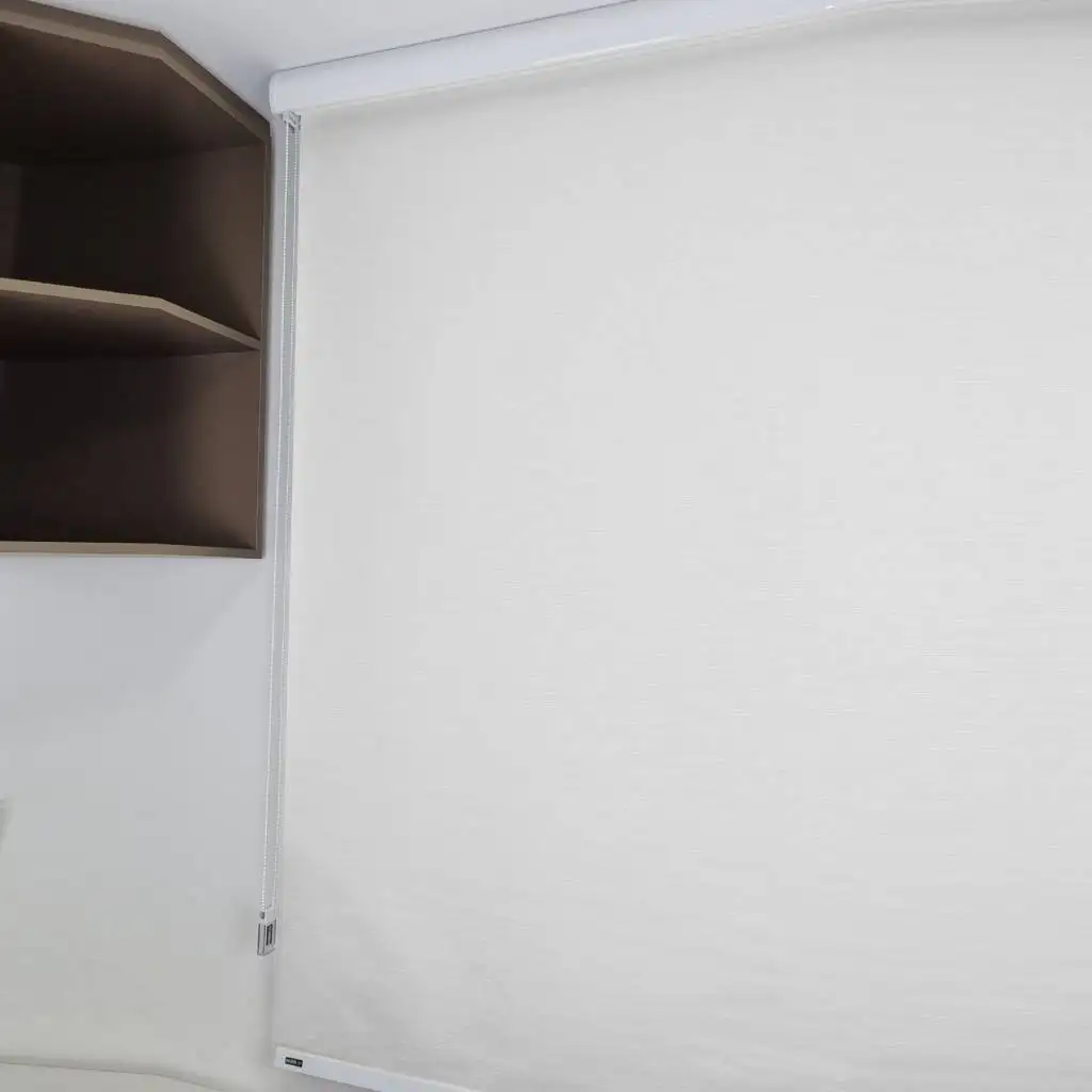 Persiana Rolô Blackout Nápoles Branca