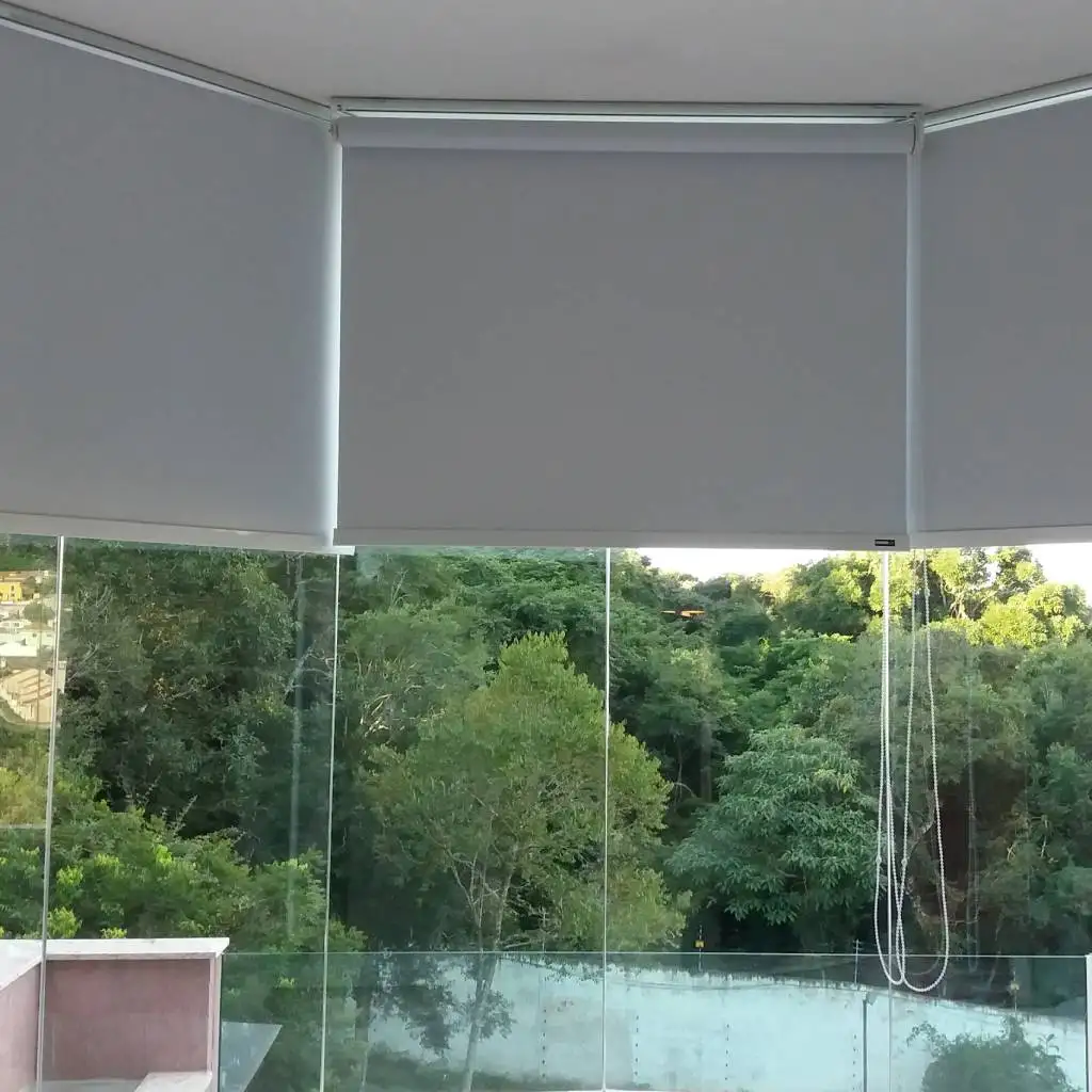 Persiana Rolô Blackout Nápoles Branca