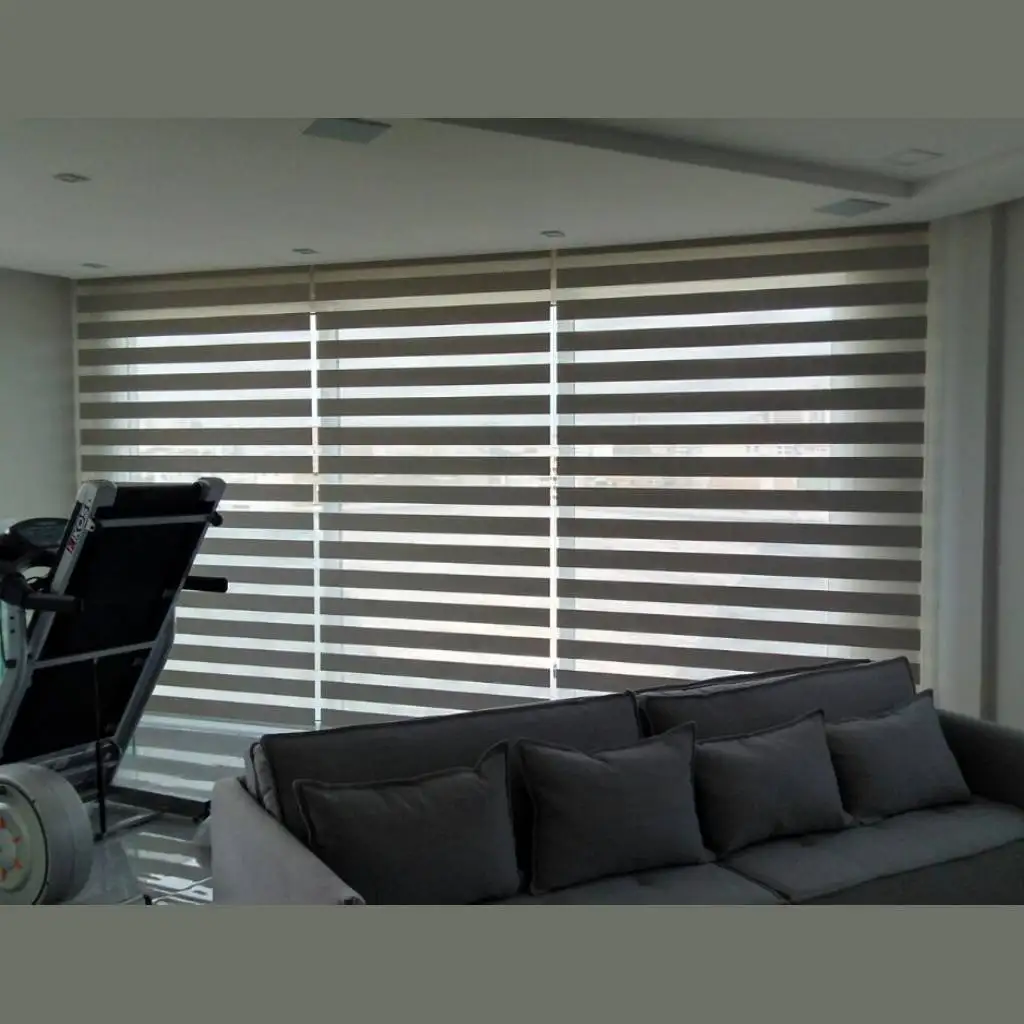 Double Vision Soft Semi-Blackout Cinza