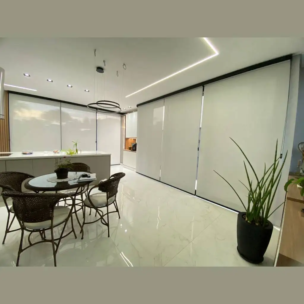 Persiana Rolô Tela Solar 3% Cinza