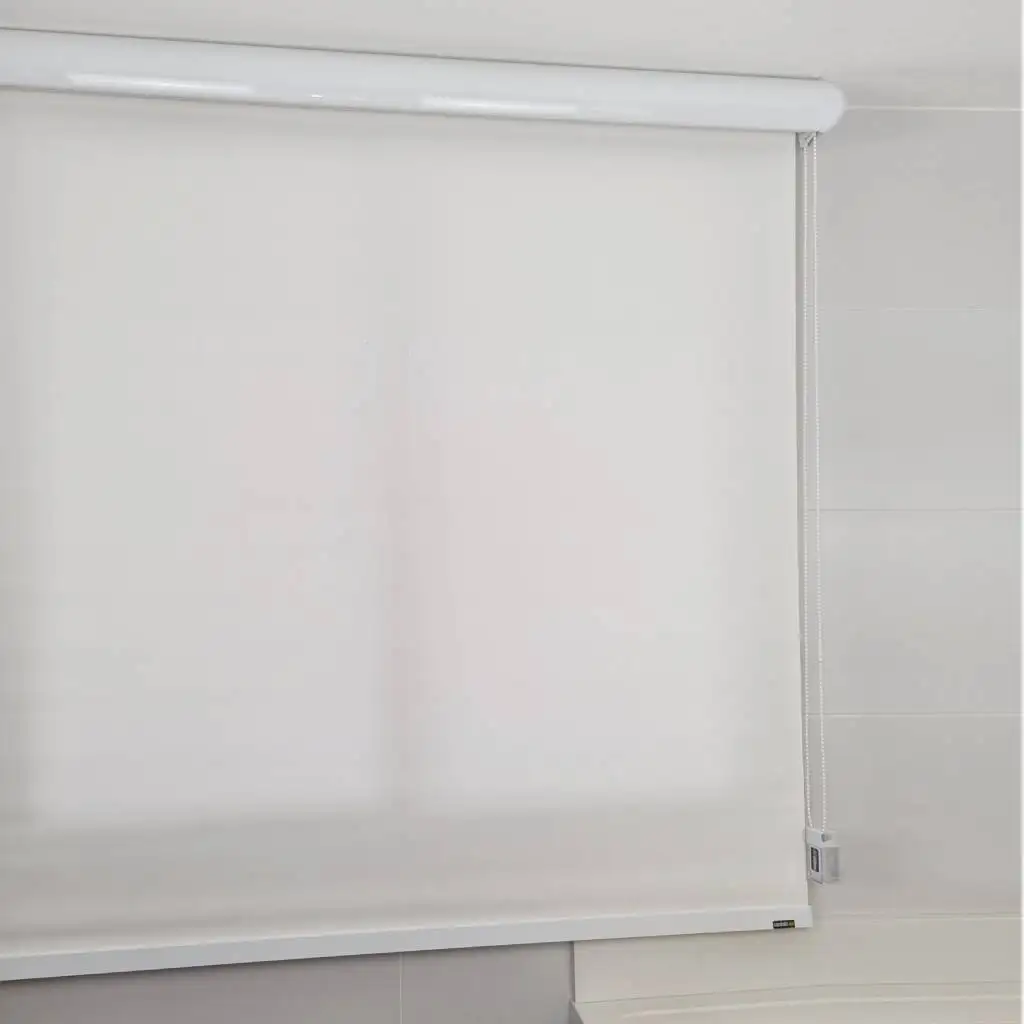 Persiana Rolô Tela Solar 1% Branca