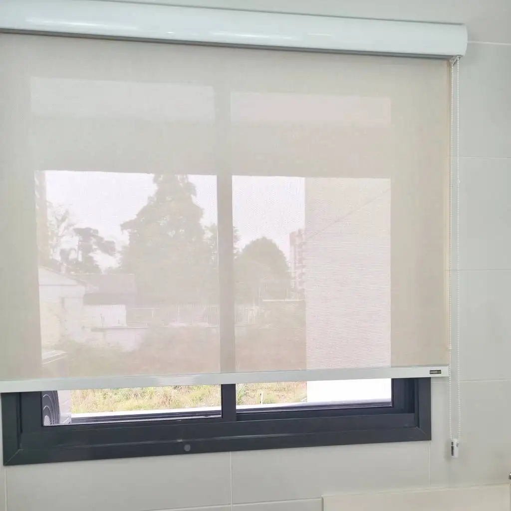 Persiana Rolô Tela Solar 3% Bege