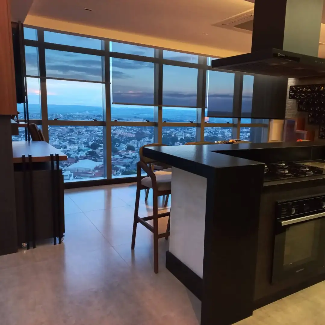 Persiana Rolô Tela Solar 5% Preto