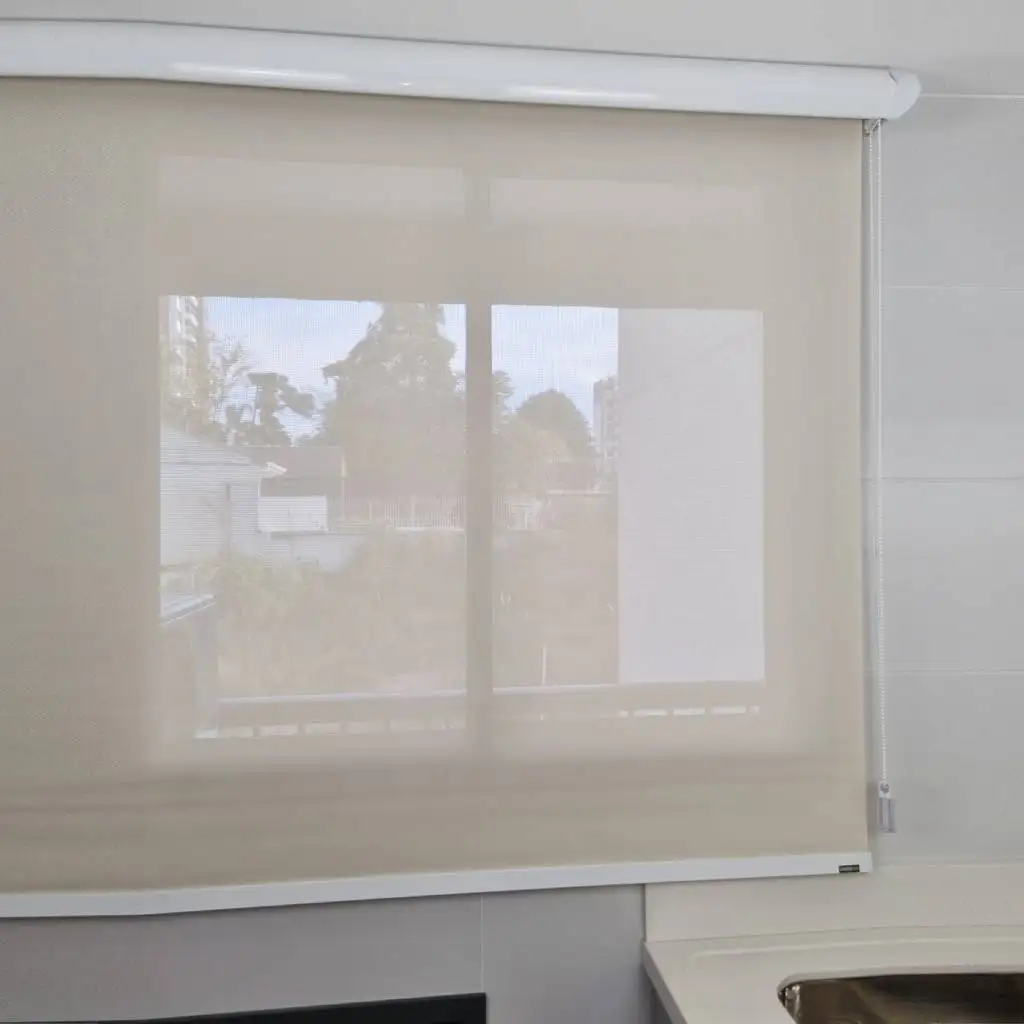 Persiana Rolô Tela Solar 5% Bege