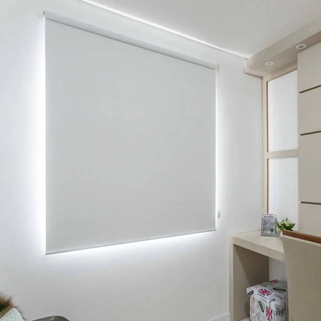 Persiana Rolô Blackout Pinpoint Branco