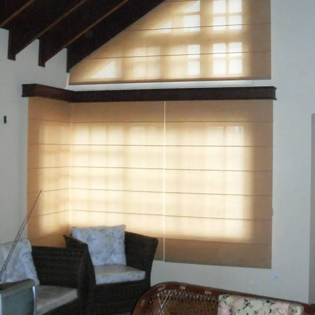 Persiana Romana Tela Solar 5% Bege