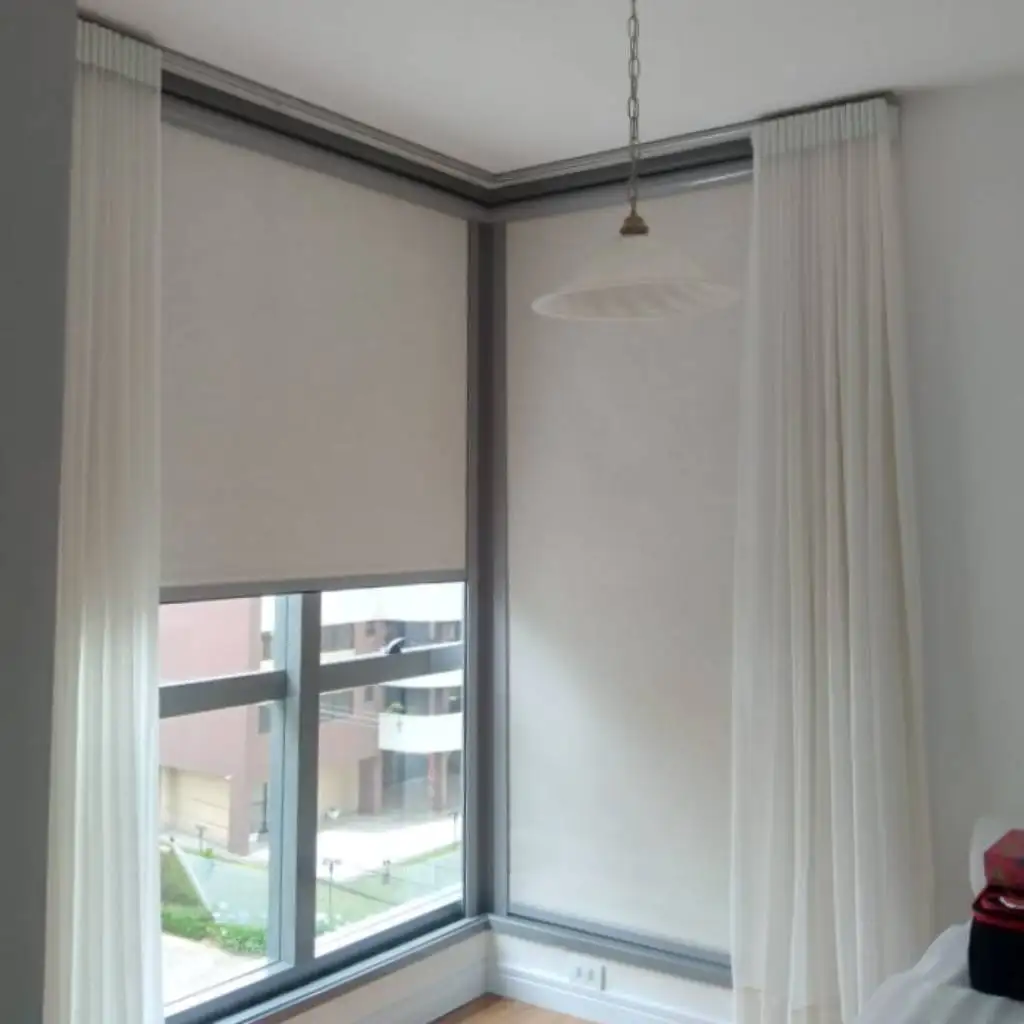 Persiana Rolô Vedação Total Líbia Branca