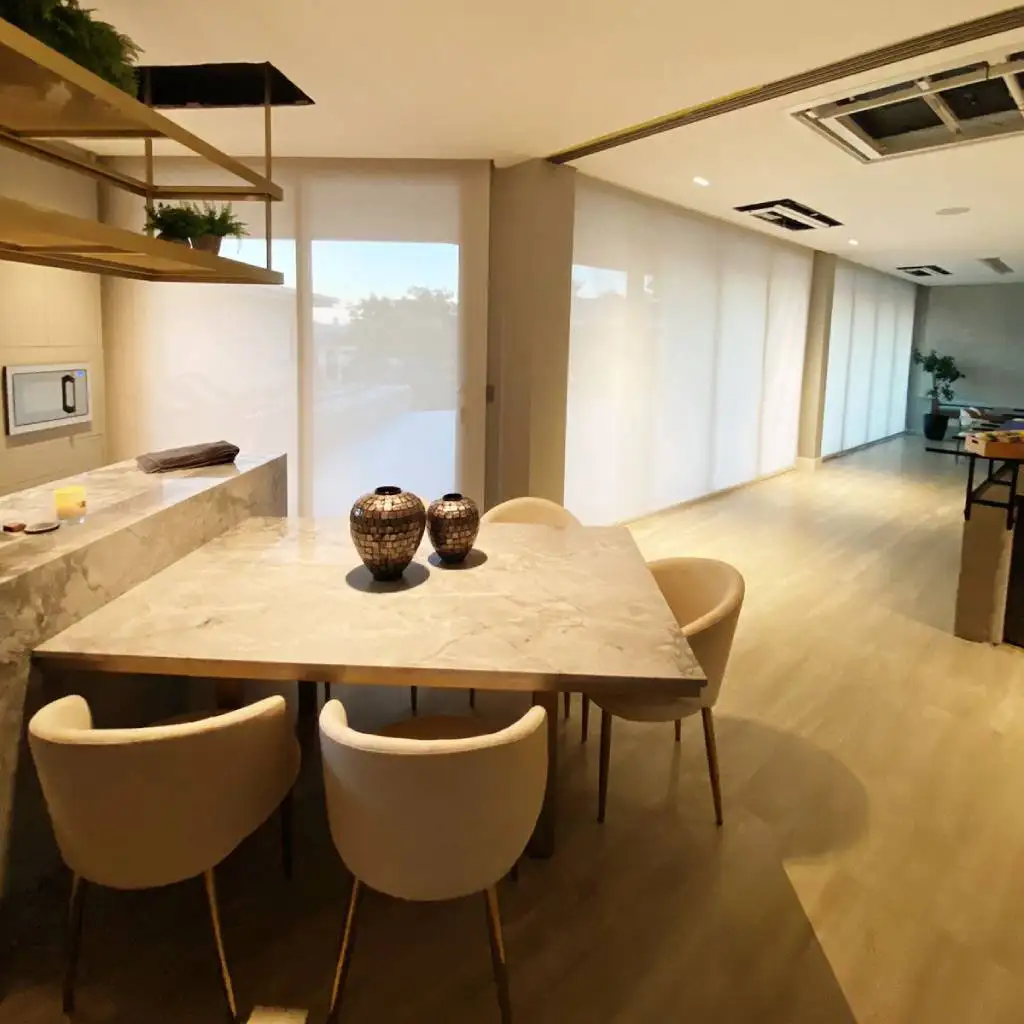 Persiana Rolô Tela Solar 3% Branca